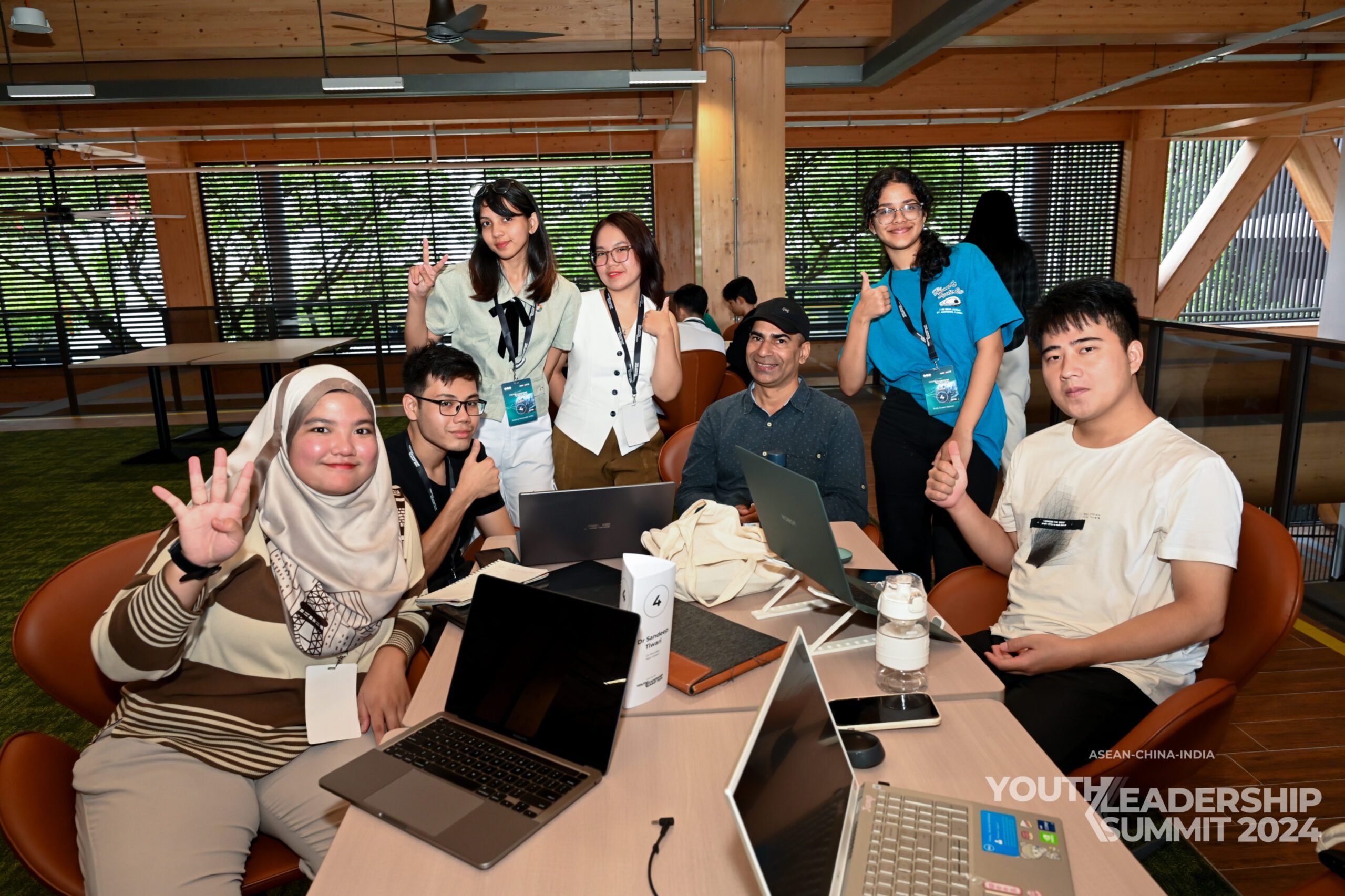 Young leaders collaborating