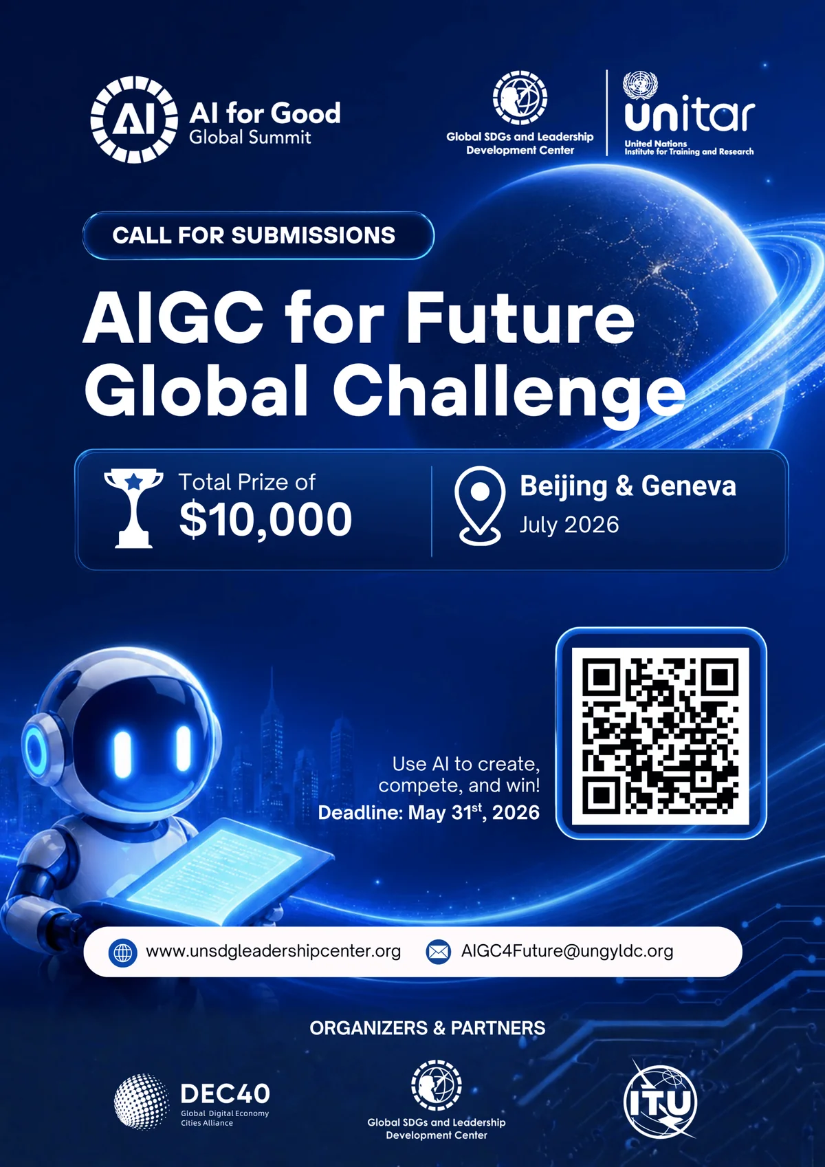 AIGC for Future Global Challenge poster