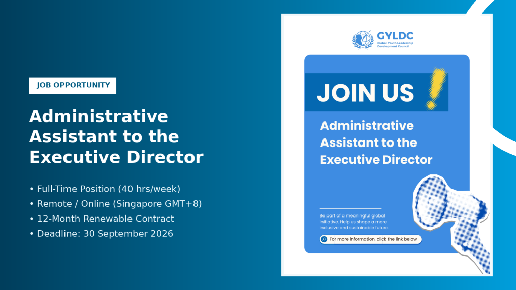 Administrative Assistant to the Executive Director - GYLDC Job Opportunity